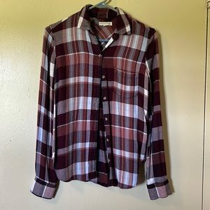 Plaid Long sleeve Button Down